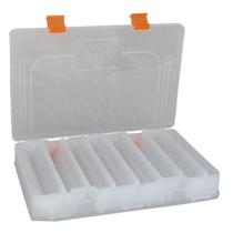 Estojo para Iscas EP Fishing Duplo Transparente (16 divisórias)