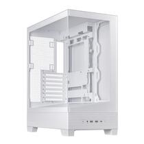 Estojo para jogos ATX Mid-Tower ASUS A31 de vidro temperado branco Estojo para jogos ATX Mid-Tower ASUS A31 de vidro temperado branco