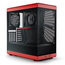 Estojo para jogos de computador HYTE Y40 Modern Aesthetic ATX Red