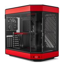 Estojo para jogos de computador HYTE Y60 Modern Aesthetic Red