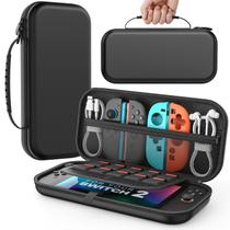 Estojo para jogos MoKo Switch 2 Carry Hard Shell 10 slots de cartucho