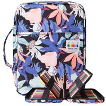 Estojo para lápis BOMKEE Coloring Pencil, bolsa impermeável de 220 compartimentos