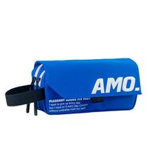 Estojo para lápis Cool Minimalist de grande capacidade em tela azul