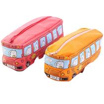Estojo para lápis Creative Animal Bus Design Canvas 19x6,6x6cm