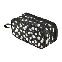 Estojo para lápis e caneta Fustylead Little Daisy com 3 compartimentos Estojo para lápis e caneta Fustylead Little Daisy com 3 compartimentos
