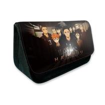 Estojo para lápis Haikyuus Printing Dupla Camada de Poliéster