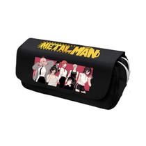 Estojo para lápis Mans Pochita de nylon de grande capacidade 20x6x10cm