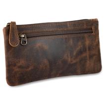 Estojo para Lápis Moonster Leather - Marrom Claro - 20 x 10 cm