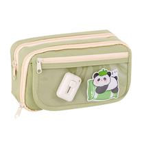 Estojo para lápis Panda, capa flip transparente de grande capacidade Estojo para lápis Panda, capa flip transparente de grande capacidade