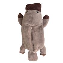 Estojo para lápis Platypus Bolsa de pelúcia de grande capacidade