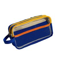 Estojo para lápis, tecido Oxford, 5 camadas, grande capacidade, 21x12,5 x 7,5 cm