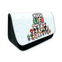Estojo para lápis Tocas Life Worlds Cartoon Anime 21x14x7,5cm Estojo para lápis Tocas Life Worlds Cartoon Anime 21x14x7,5cm
