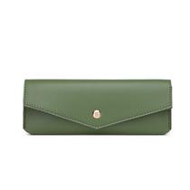 Estojo para lápis YONBEN Small Simple Faux Leather Green for Work Estojo para lápis YONBEN Small Simple Faux Leather Green for Work