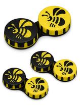 Estojo para lentes de contato SPORTS WORLD VISION Bee, pacote com 3 Estojo para lentes de contato SPORTS WORLD VISION Bee, pacote com 3