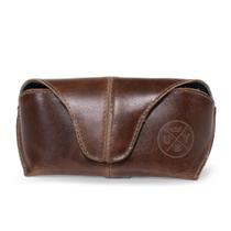 Estojo Para Óculos Case De Proteção Em Couro Envio Imediato