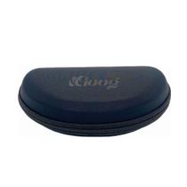 Estojo para óculos com zíper formato arredondado Estojo para óculos com zíper formato arredondado