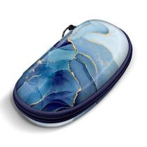 Estojo para óculos de sol Fintie Hard Shell à prova de choque com mosquetão Ocean Estojo para óculos de sol Fintie Hard Shell à prova de choque com mosquetão Ocean