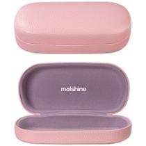 Estojo para Óculos de Sol Molshine - Capa Rígida de Couro Rosa