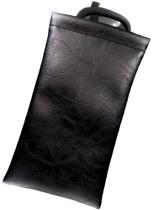 Estojo para Óculos de Sol MyEyeGlassCase Squeeze Top XL - Couro Preto Estojo para Óculos de Sol MyEyeGlassCase Squeeze Top XL - Couro Preto