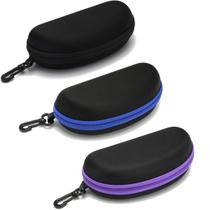 Estojo para Óculos de Sol - Pacote com 3 Zíperes - Portátil para Viagem Estojo para Óculos de Sol - Pacote com 3 Zíperes - Portátil para Viagem
