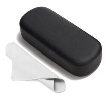 Estojo para Óculos Marvolia - Hard Shell Grande em Couro PU Preto Estojo para Óculos Marvolia - Hard Shell Grande em Couro PU Preto