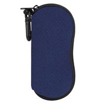Estojo para Óculos MoKo em Neoprene Macio com Zíper e Clipe Azul Escuro Estojo para Óculos MoKo em Neoprene Macio com Zíper e Clipe Azul Escuro