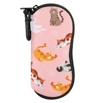 Estojo para Óculos MoKo Neoprene com Zíper e Clipe Estampa de Gato Estojo para Óculos MoKo Neoprene com Zíper e Clipe Estampa de Gato