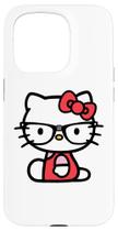 Estojo para Óculos Nerd Hello Kitty para iPhone 15 Pro Estojo para Óculos Nerd Hello Kitty para iPhone 15 Pro
