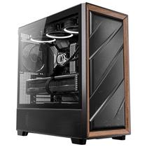 Estojo para PC Antec Flux Wood Mid-Tower E-ATX com 5 ventiladores e tipo C