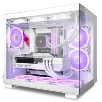 Estojo para PC PCCOOLER C3T500 ARGB Mid Tower ATX/M-ATX/ITX branco