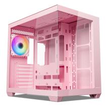 Estojo para PC Vetroo AL900 ATX com vidro temperado de visão total de 270