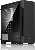 Estojo para PC Zalman S3 TG ATX Mid-Tower com 3 ventoinhas de 120 mm USB 3.0