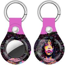 Estojo para porta-chaves Airtags Wonjury Cute Anti-Lost preto