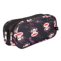 Estojo Paul Frank Miami 2 Compartimentos - Sestini Estojo Paul Frank Miami 2 Compartimentos - Sestini