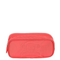 Estojo Paul Frank T03 - Neon Papaya, 2 Comp., Zíper Estojo Paul Frank T03 - Neon Papaya, 2 Comp., Zíper