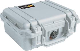 Estojo Pelican 1200 com espuma prateada