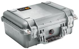 Estojo Pelican 1450 com espuma prateada