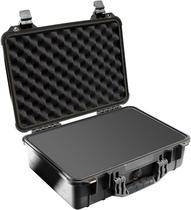 Estojo Pelican 1500 com espuma preta impermeável