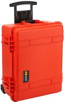 Estojo Pelican 1560 com espuma laranja impermeável Estojo Pelican 1560 com espuma laranja impermeável