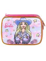 Estojo Penal Box Escolar Luxo Barbie Boiadeira Ei42654 Estojo Penal Box Escolar Luxo Barbie Boiadeira Ei42654