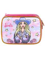 Estojo Penal Box Escolar Luxo Barbie Boiadeira EI42654 Estojo Penal Box Escolar Luxo Barbie Boiadeira EI42654