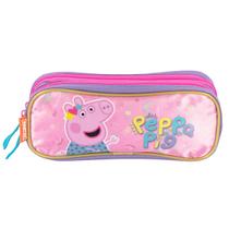 Estojo Peppa Pig Duplo Escolar Porquinha Infantil Original