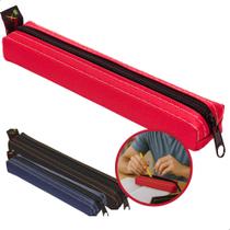 Estojo Pequeno Fino Unissex Para Escola Faculdade Tecido New