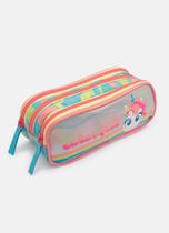 Estojo pequeno triplo uni camuflado azul ceu un - puket Estojo pequeno triplo uni camuflado azul ceu un - puket