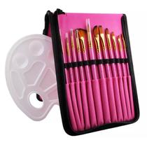 Estojo Pincéis Pink C a Creative Com12 Uni. e Gode Hb-8216bb