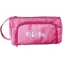 Estojo pink - linha girls - holográfico - newpem