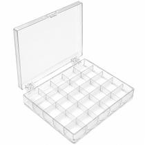 Estojo Plástico Organizador Bobina Carretilha Costura Patch.