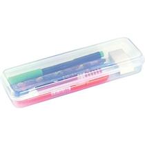 Estojo Plastico Plus, Waleu, Branco