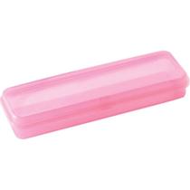Estojo plástico rosa Waleu Estojo plástico rosa Waleu