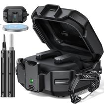 Estojo Polislime para Galaxy Buds 4/Pro Preto com Chaveiro